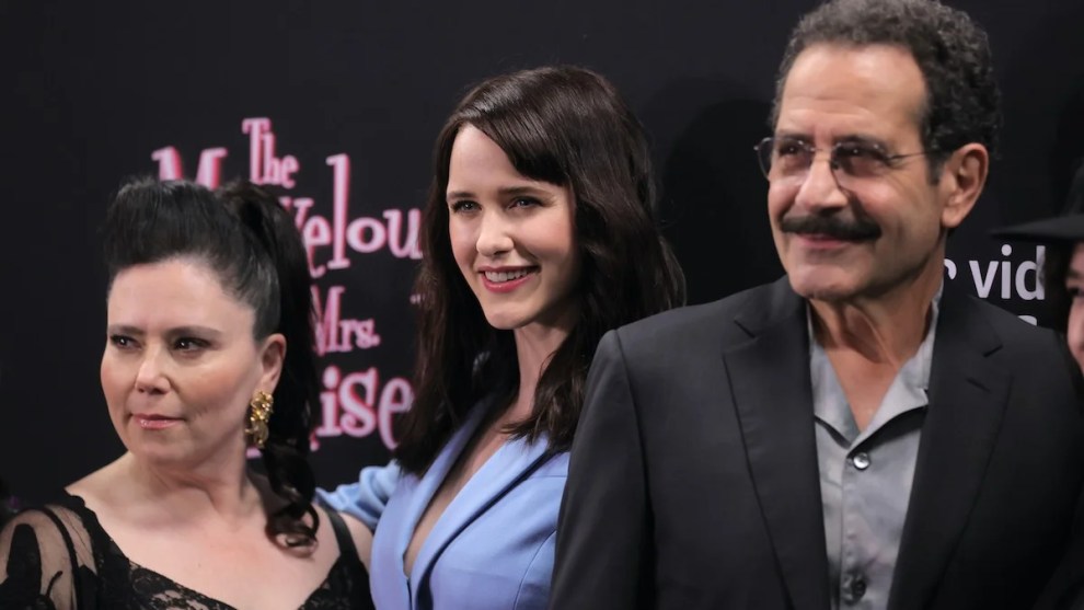 Alex Borstein, Rachel Brosnahan and Tony Shalhoub