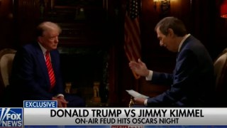 Donald Trump Still Mad at Jimmy Kimmel After Oscars Joke, Says Host’s ‘Ratings Are Terrible’ and ‘He’s Not a Talented Guy’ | Video