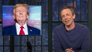 Seth Meyers Explains Why Trump ‘Loves’ Being in Court: ‘The One Place … Everyone’s Forced to Talk to Him’ | Video