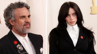 Oscars: Mark Ruffalo, Billie Eilish and Others Wear Red Pins Calling for Israel-Gaza Cease-Fire