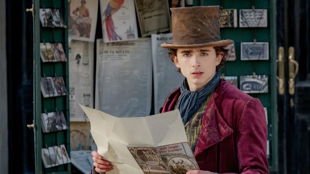 Timothee Chalamet in Wonka